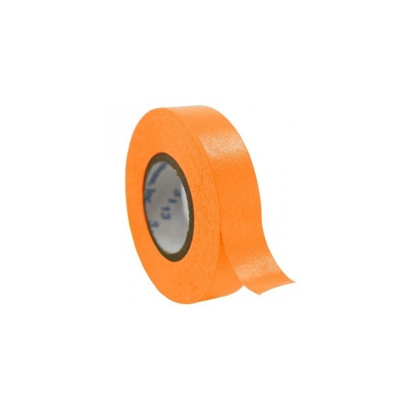 Time Tape, 1" Core, 1/2" Wide, Orange, 6/cs, 6PK